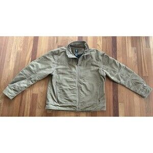 Kuhl Jacket Burr Men's Large Vintage Patina Full Zip Brown Canvas Distressed XXL